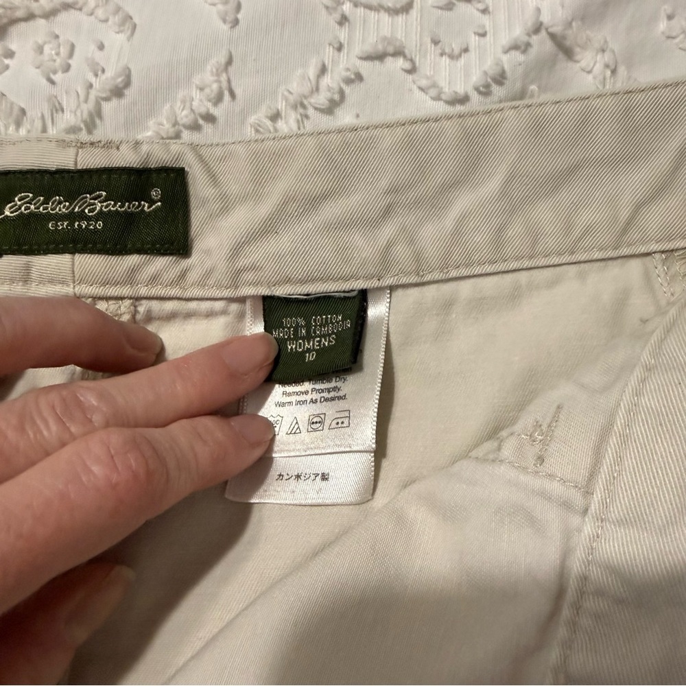 Eddie Bauer Khaki Skirt Women’s Size 10 - Picture 3 of 9